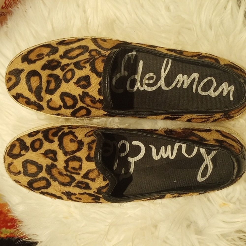 Sam Edelman cheetah loafers